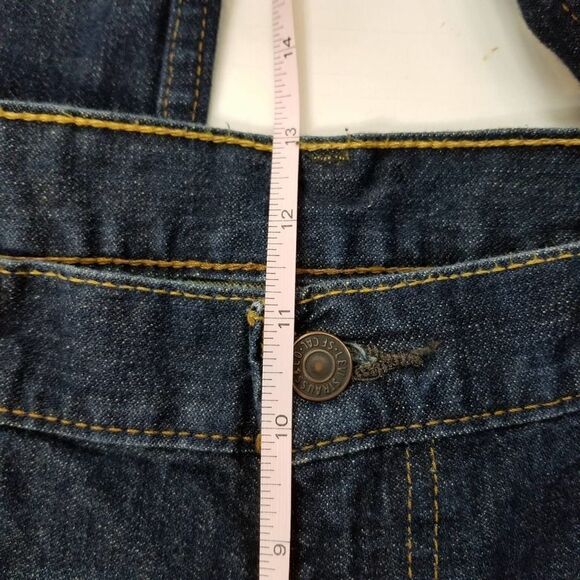 Levi's 569 Kale Dark Wash Loose Straight Fit Jeans - Picture 15 of 16